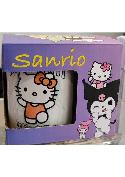 Hello Kitty Figürlü Porselen Kupa Bardak
