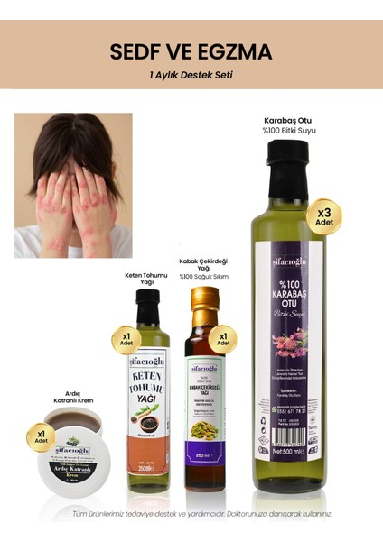 Sdf Egzm 1 Aylık Bitkisel Destek Seti | Doğal Bakım