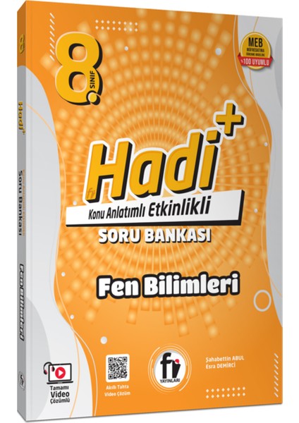 8.sınıf Hadi Soru Bankası Fen Bilimleri (Güncel Müfredat) fırsatları