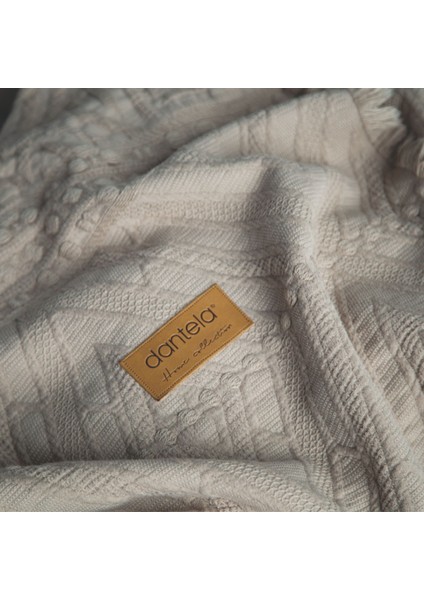 Lumia Etnik Desen Yatak Örtüsü - Bej fiyatları