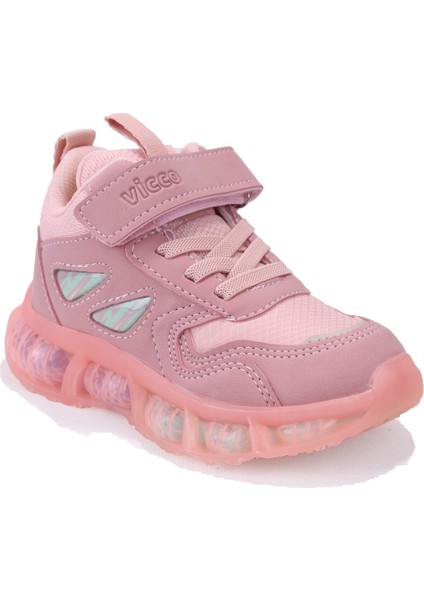 Willow 946P23K380 Pudra Ortopedik Günlük Işıklı Kız Çocuk Spor Bot
