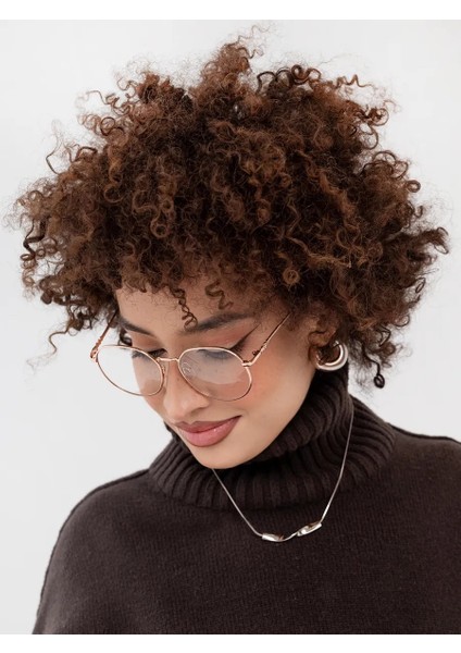 Round Model Metal Çerçeve Mavi Işık Korumalı Gözlük modelleri