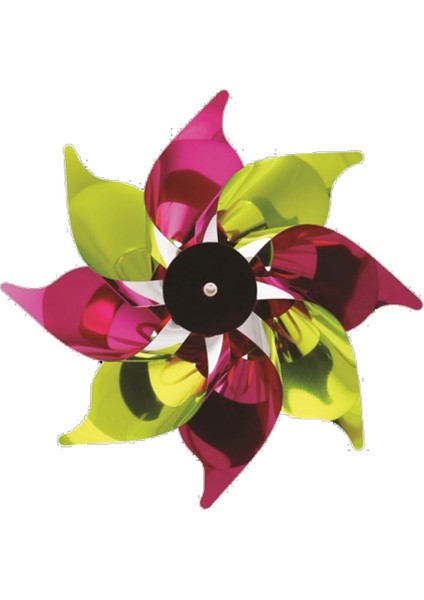 Rüzgar Gülü 18 cm Çap 8 Kanatlı Hologramlı