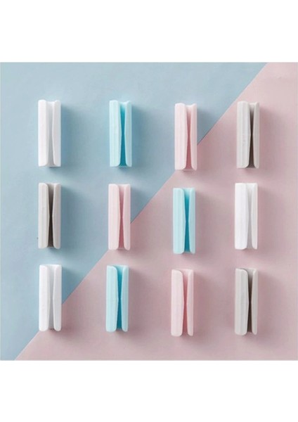 Yatak Yorgan Çarşaf Klipsi 12 Adet Kaydırmaz Çok Amaçlı Tutucu (4887)