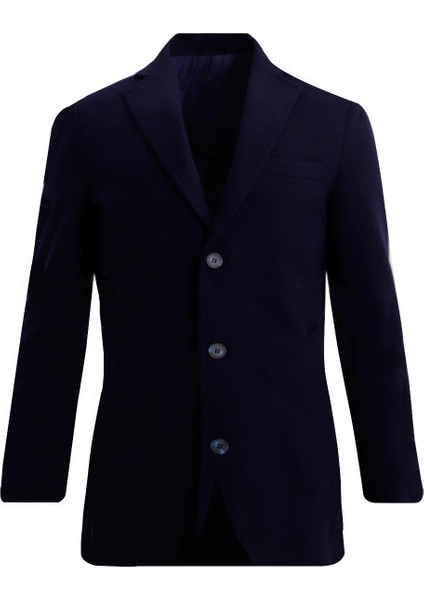 Lacivert Mono Yaka Kaban