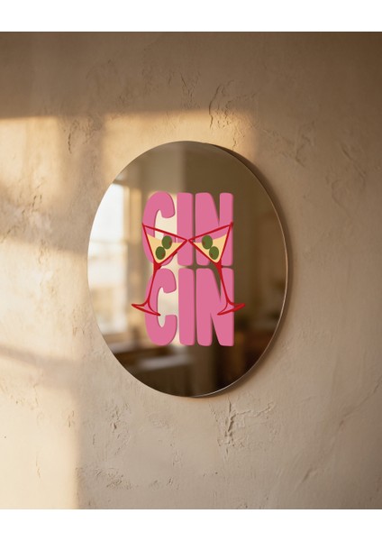 Mood Ayna Cin Cin - Tasarım Ayna, Pinterest Dekoru, Dekoratif Baskılı Ayna, Yazılı Ayna modelleri