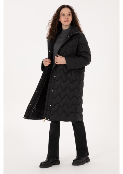 Kadın Siyah Kaban 50308608-VR046 modelleri