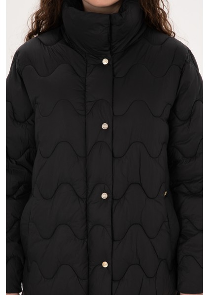 Kadın Siyah Kaban 50308608-VR046 indirimleri