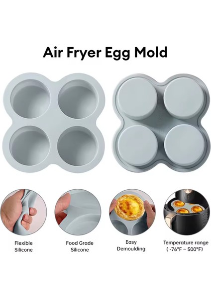 Silikon Derin Yuvarlak Çikolata ve Kek Pişirme Kalıbı 4 Lü modelleri