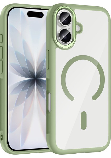 iPhone 17 Kılıf M-Safe Şarj Özellikli Metal Kamera Çerçeveli Zore Tiko Kapak - Lila fiyatları