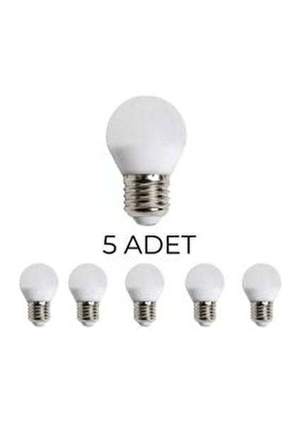 CT-4232 LED Ampul Beyaz 6W E27 Duy - 5 Li Paket