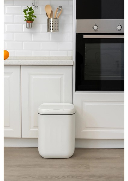 Akıllı Sensörlü Antibakteriyel Çöp Kovası 20 Lt Piller Kutuya Dahil modelleri
