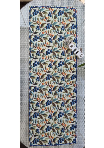 Zeytin Desenli 3 Boyutlu Runner modelleri