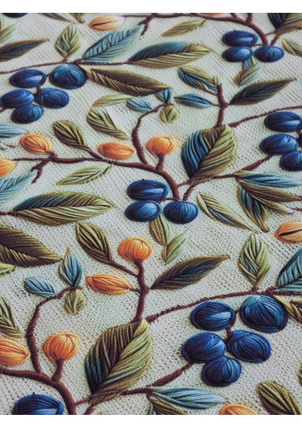 Zeytin Desenli 3 Boyutlu Runner fırsatları