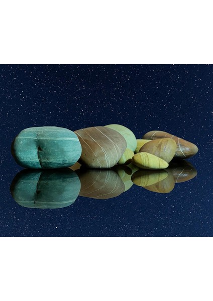 Kozmi̇k Doku-Doğal Taş (Özel Dekoratif Doğal Desenli Taş Seti)