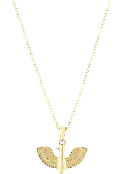 Kuş Figürlü Altın Kolye - 14K fiyatları