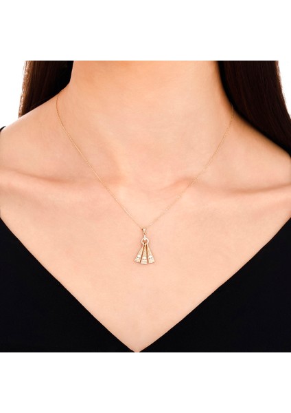 Altın Tasarım Kolye - 14K modelleri