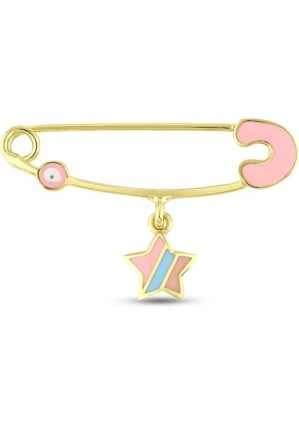 Altın Bebek Yaka Iğnesi - 14K