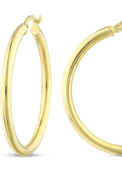 Altın Halka Küpe - 14K fiyatları