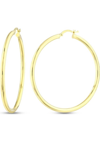 Altın Halka Küpe - 14K