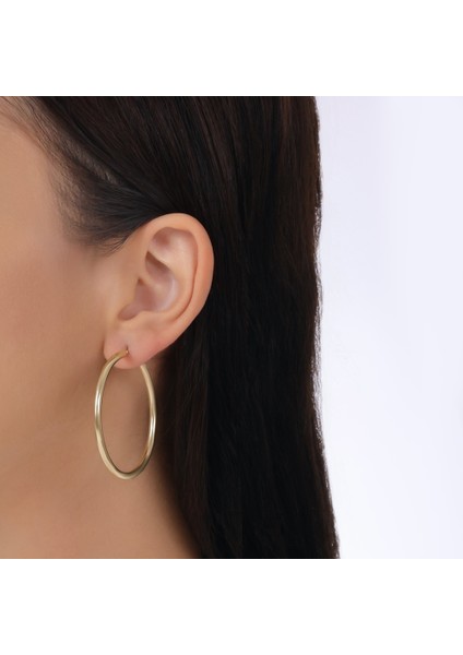 Altın Halka Küpe - 14K modelleri