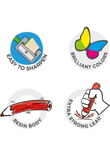 Tita Kuruboya Kalemi 12'li ( Tüpte) fiyatları