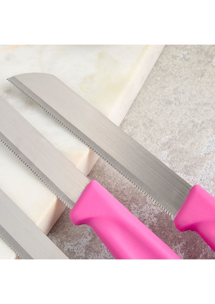 Mira 6 Parça Dişli Meyve Bıçak Seti Fuşya modelleri