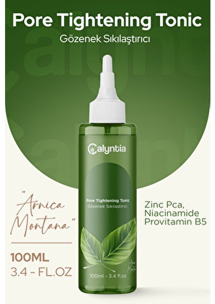 Gözenek Sikilastirici, Arindirici Etki, Canlandiran, Cilt Yenileyici Arnika Montana Özlü Tonik 100ML