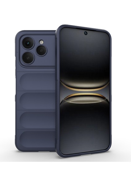 Tecno Spark 40 Kılıf Etnik Optimum Oyuk Desen Silikon + Ekran Koruyucu