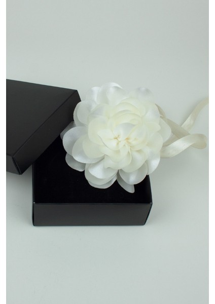 Kumaş Choker Gül Kolye modelleri