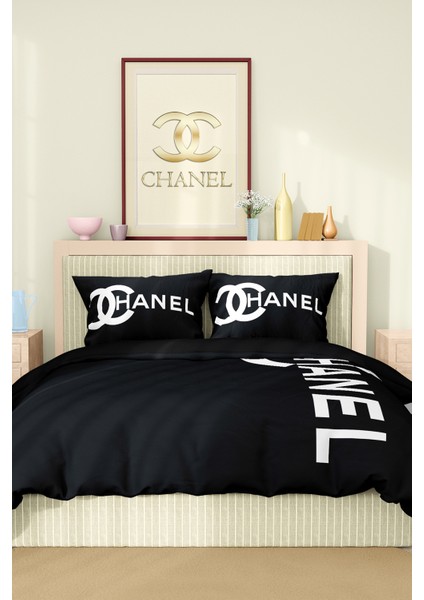 Nevresim Takımı Çift Kişilik Pamuklu Saten Kumaş 6 Parça 3D Dijital Baskı Duvet Cover Set Model No: fırsatları