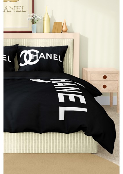 Nevresim Takımı Çift Kişilik Pamuklu Saten Kumaş 6 Parça 3D Dijital Baskı Duvet Cover Set Model No: indirimleri