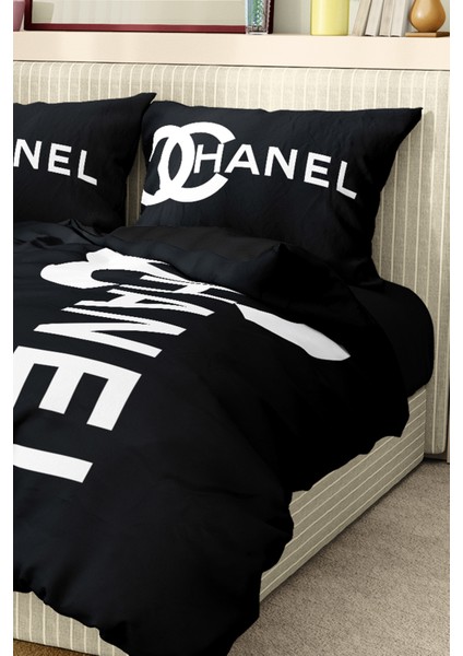Nevresim Takımı Çift Kişilik Pamuklu Saten Kumaş 6 Parça 3D Dijital Baskı Duvet Cover Set Model No: