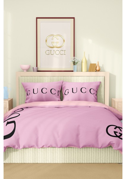 Nevresim Takımı Çift Kişilik Pamuklu Saten Kumaş 6 Parça 3D Dijital Baskı Duvet Cover Set Model No: fiyatları