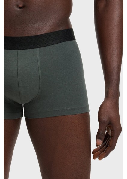 Pamuklu Logolu 3 Pack Boxer Erkek Boxer 50546808 970