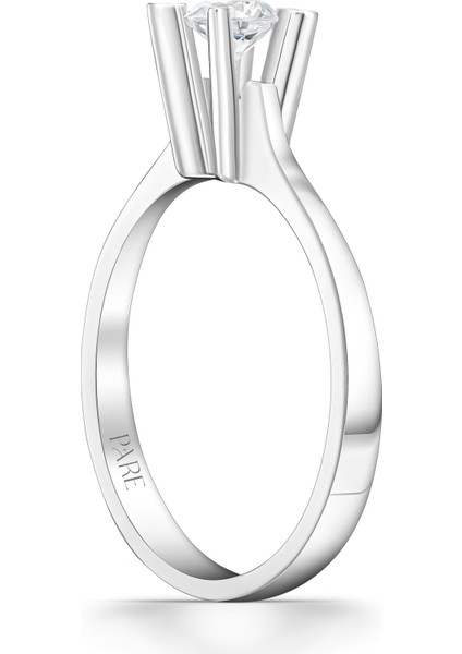 I Renk 0,30 Karat Hrd Sertifikalı Tektaş Pırlanta Yüzük modelleri