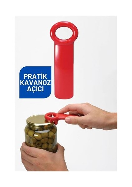 Modacar Kavanoz Açacağı Konserve Açacağı -Vakumlu Kapak Açma Aparatı