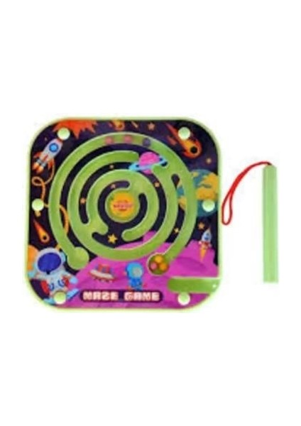 Ctoy Manyetik Labirent Oyunu 66439 Yeşil