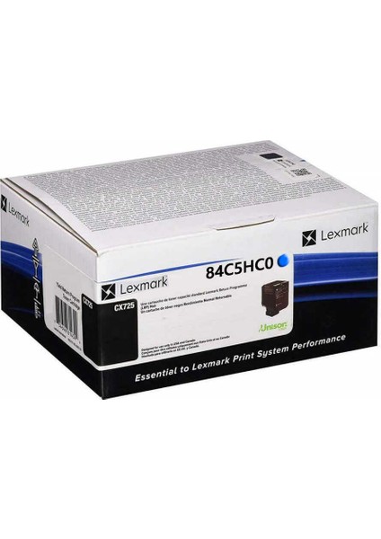 CX725-84C5HC0 Mavi Yüksek Kapasiteli Orijinal Toner