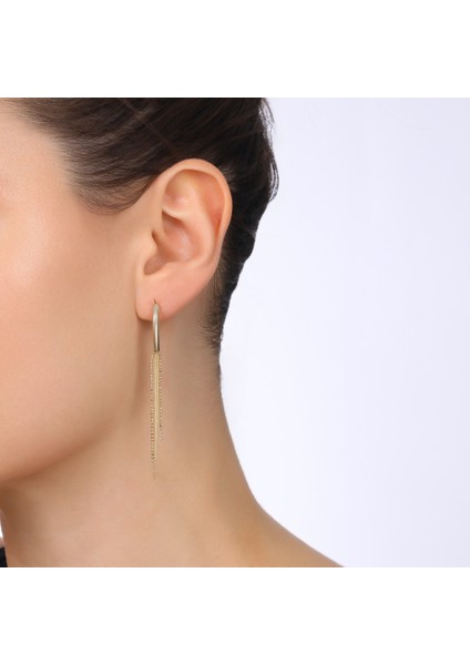 Tasarım Altın Küpe - 14K modelleri