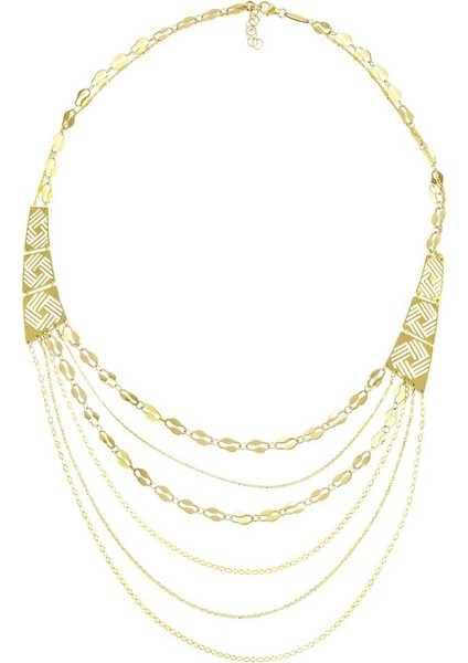 Altın Tasarım Kolye - 14K