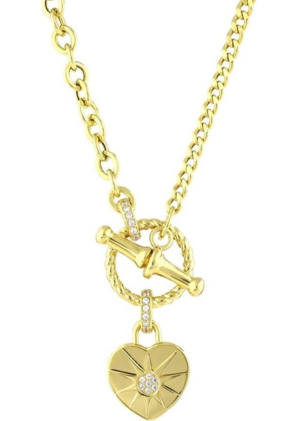 Kalp Figürlü Altın Kolye - 14K