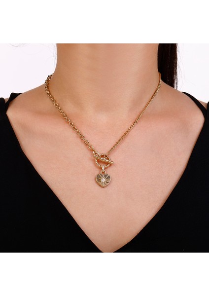 Kalp Figürlü Altın Kolye - 14K modelleri