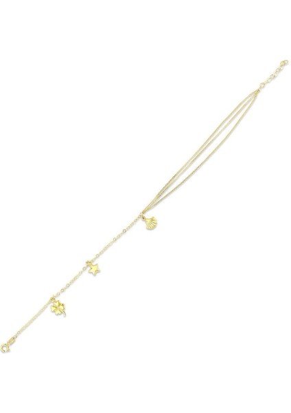 Altın Tasarım Halhal - 14K