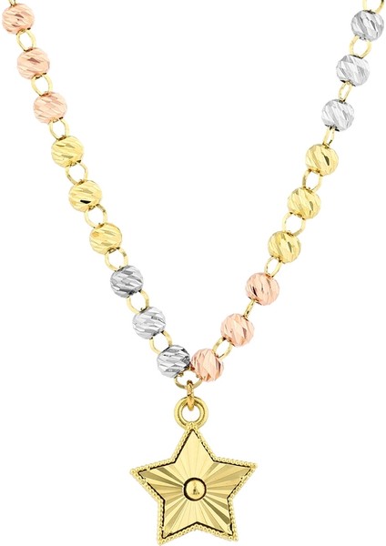 Altın Yıldız Kolye - 14K fiyatları