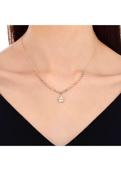 Altın Yıldız Kolye - 14K modelleri