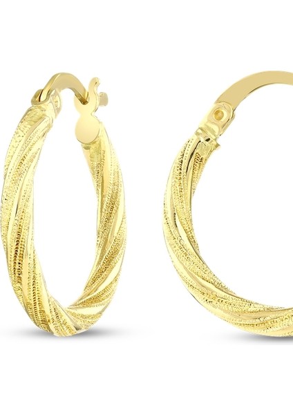 Altın Halka Küpe - 14K fiyatları