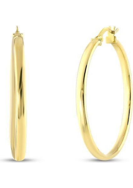 Altın Halka Küpe - 14K