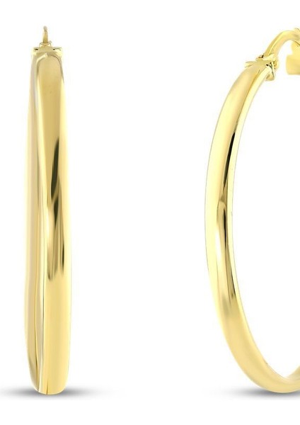 Altın Halka Küpe - 14K fiyatları