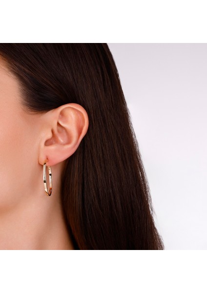 Altın Halka Küpe - 14K modelleri